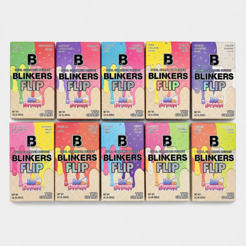 Binkers FLIP 1g Dual Chamber Vape with LED Screen